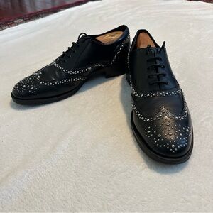 The Kooples Studded Calf Leather Wingtips
